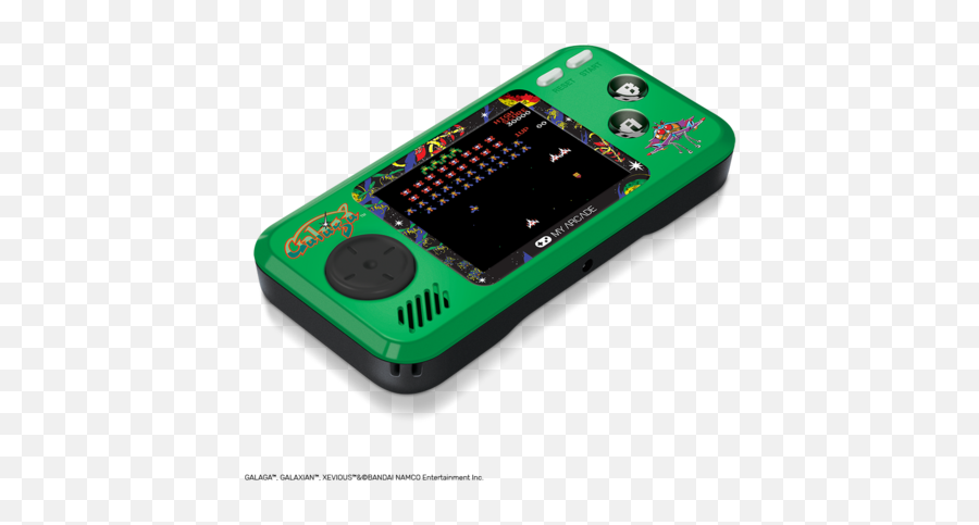 Galaga Pocket Player Handheld Gaming System From My Arcade - Galaga Portable Png,Galaga Png