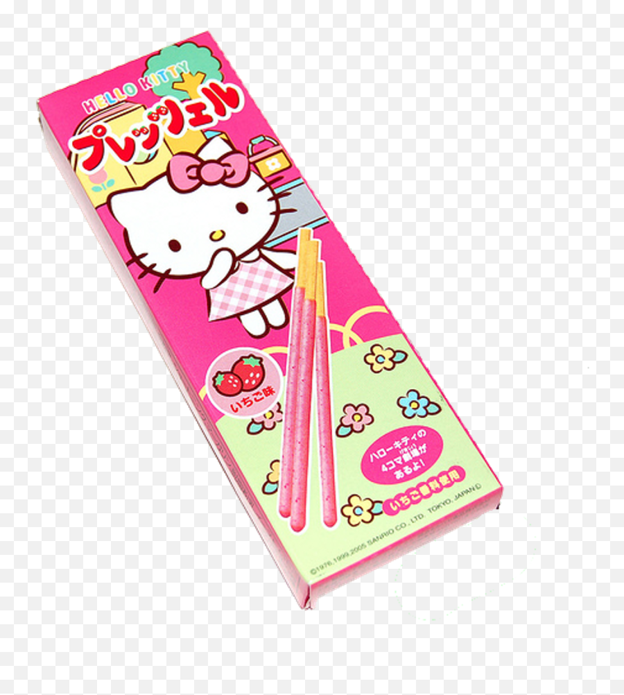 Download Pocky Snack Candy Japan Hellokitty Kawaii Pink - Pocky Hello Kitty Png,Pocky Png