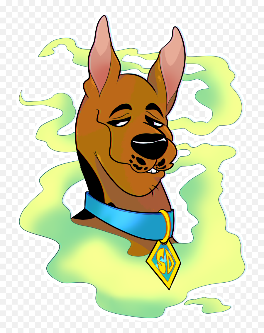 Scooby Doo Png - Scooby Doo Sticker Cartoon Network Scooby Cartoon Great Dane,Great Dane Png