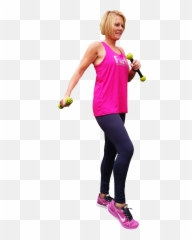 Download Zumba Fitness Michelle - Weight Training png