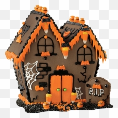 Halloween House Png Photo Arts - Halloween Gingerbread Houses,Halloween Tree Png