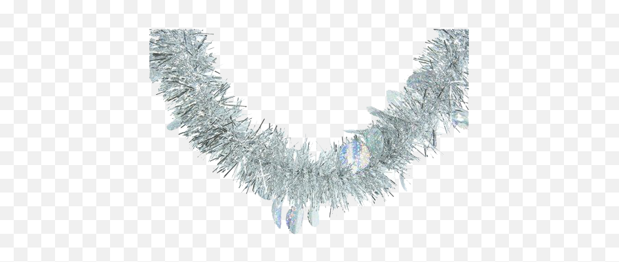Silver Tinsel Png Transparent Image - Silver Tinsel Christmas Png,Silver Background Png