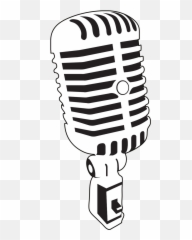 Download Hd Clipart Resolution 9051280 - Vintage Microphone Transparent Microphone Drawing Png,Vintage Microphone Png