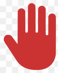 Persian Red Hand Cursor Icon - Free persian icons Blue Hand Icon Png