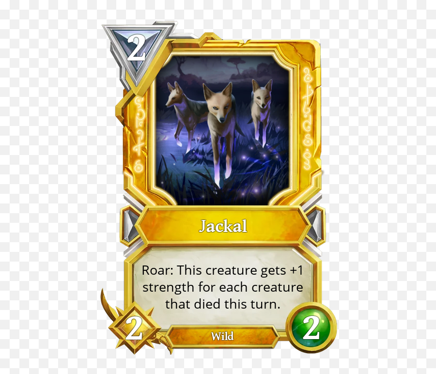 Jackal Id 18825213 - Gods Unchained Currently 002 Eth On Portable Network Graphics Png,Jackal Png