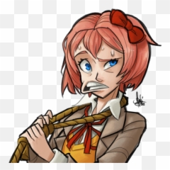Sayori Hanging Transparent - Doki Doki Meme Png,Sayori Hanging Png