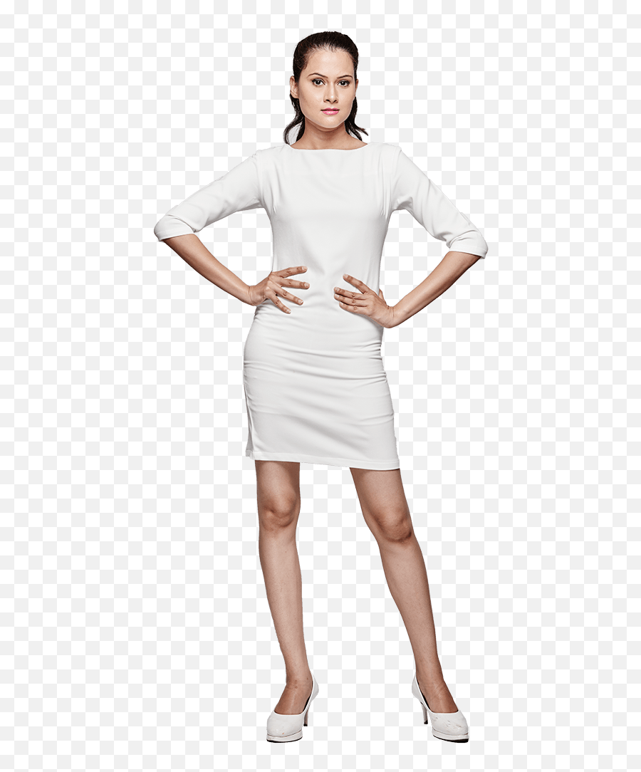 Download Woman White Dress Png - Woman In White Dress Png,Woman In Dress Png