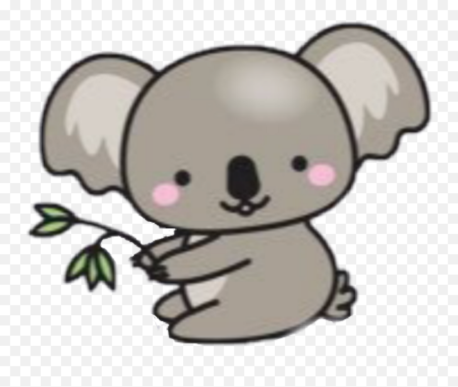 Koala Cute Bamboo Slime Coffe Australia - Cartoon Drawing Koala Cute Png, Koala Bear Png - free transparent png images 