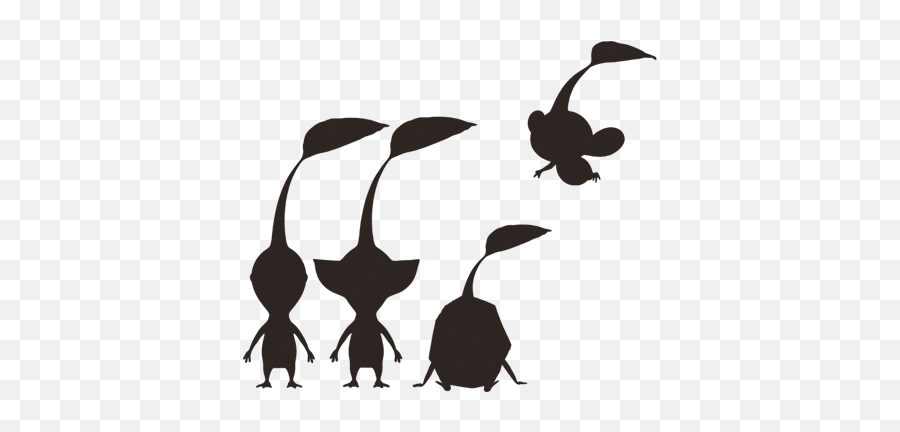 Pikmin 3 E3 2013 Electronic Entertainment Expo Nintendo - Pikmin Black And White Png,Pikmin Png