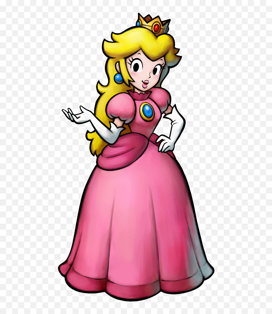 Princess Peach - Princess Peach Mario And Luigi Png,Princess Peach Png