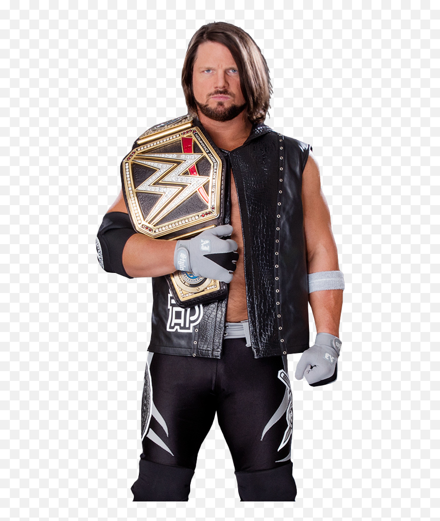 Download Aj Styles Wwe Champion By Nib - Aj Styles Wwe World Champion Png,Aj Styles Png