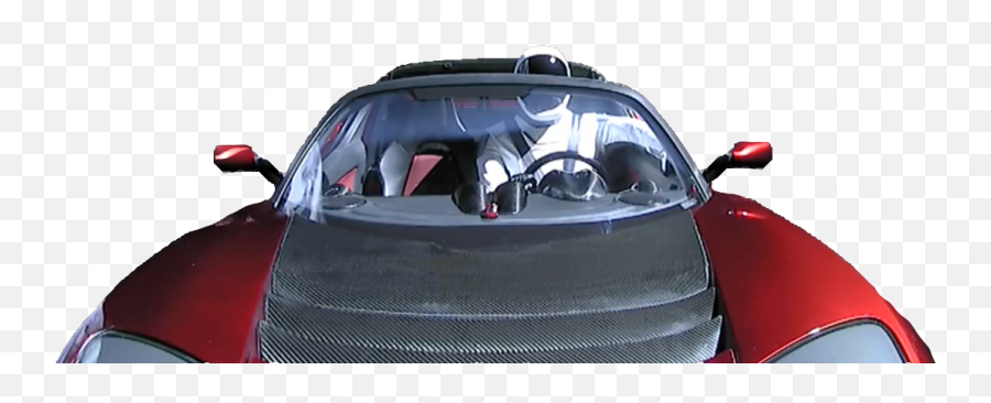 Elon Musks Tesla Roadster - Tesla Roadster In Space Transparent Png,Elon Musk Png