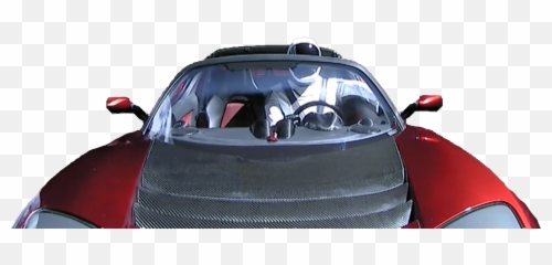 Elon Musks Tesla Roadster - Tesla Roadster In Space Transparent Png,Elon Musk Png