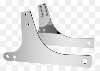 Drag Specialties - Harley Davidson Side Plates Chrome Dyna Sissy Bar png