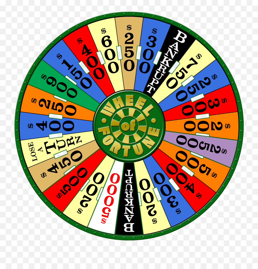 Wheel Of Fortune - Wheel On Wheel Of Fortune Png,Wheel Of Fortune Logo