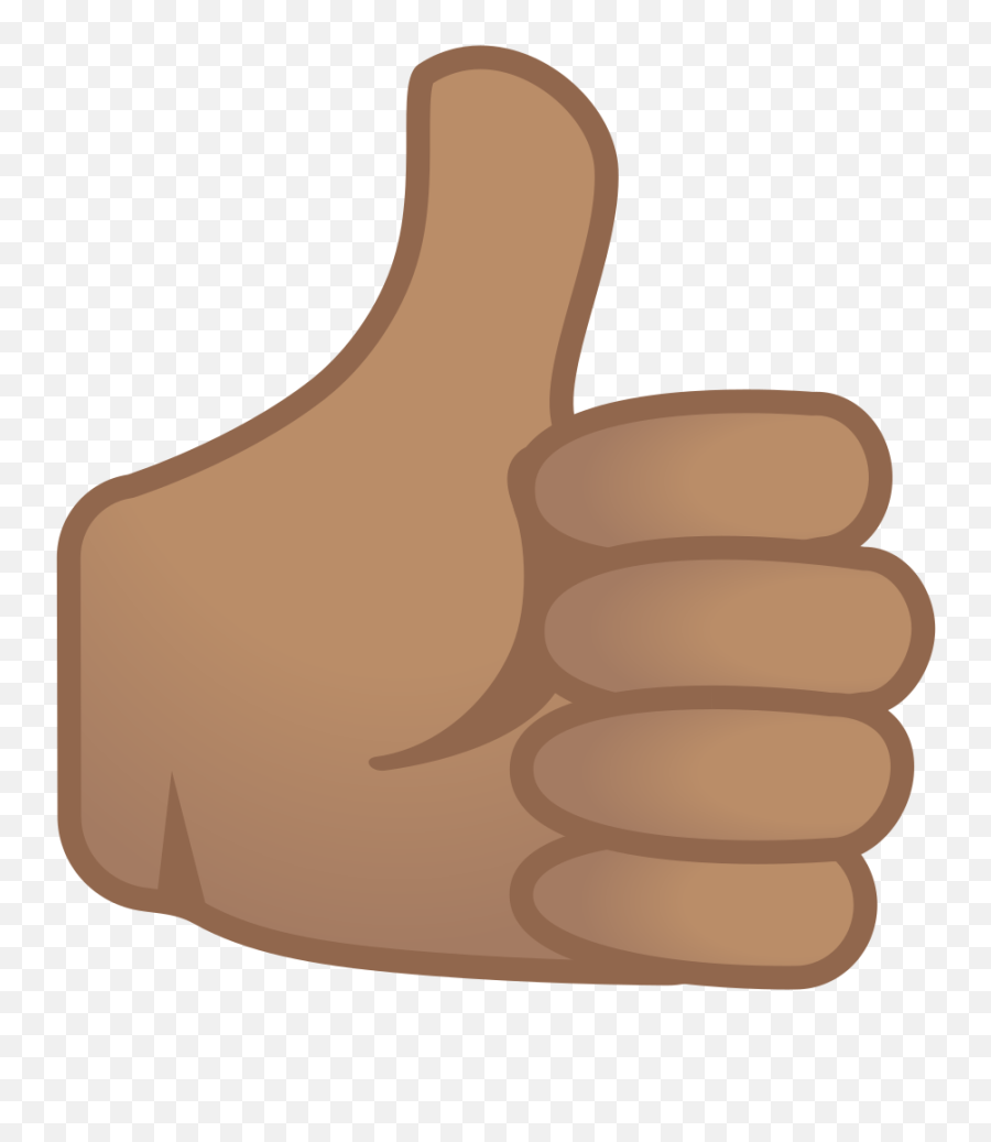 Thumbs Up Medium Skin Tone Icon Noto Emoji People - Thumbs Up Emoji Transparent Png,Thumb Up Png