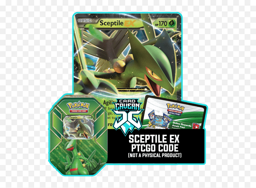 Sceptile Ex - Charizard Tin Hidden Fates Png,Sceptile Png