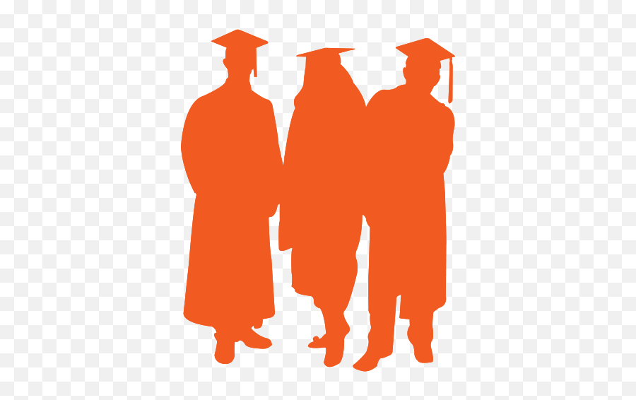 Graduate Silhouettes Image - Graduate School Png,Graduation Silhouette Png