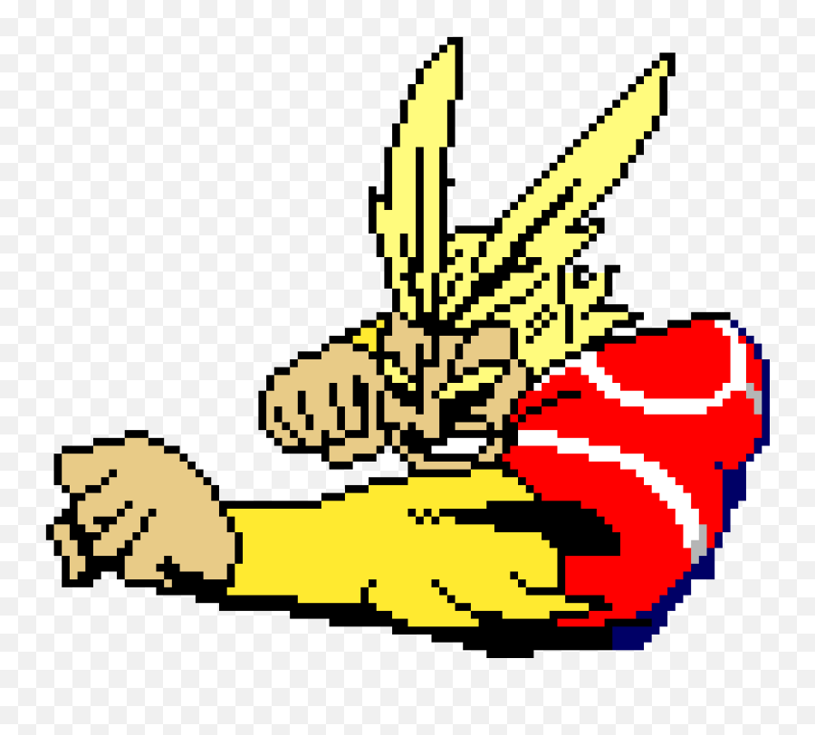 All Might - All Might Art Pixel Png,All Might Transparent