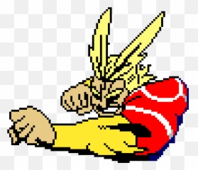 All Might - Art Pixel png