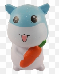 Download Hd Kawaii Ardilla Con Zanahoria - Animal Figure Baby Carrot Png,Zanahoria Png