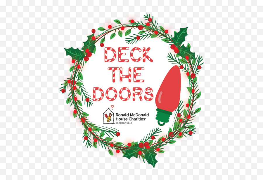 2020 Deck The Doors Campaign - For Holiday Png,Ronald Mcdonald Transparent