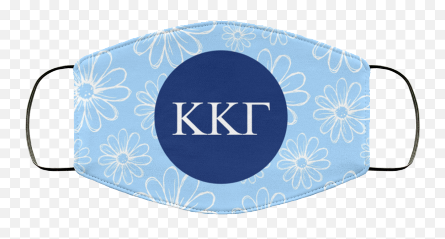 Face Masks Kappa Gamma Daises - Monogram Png,Kappa Face Png