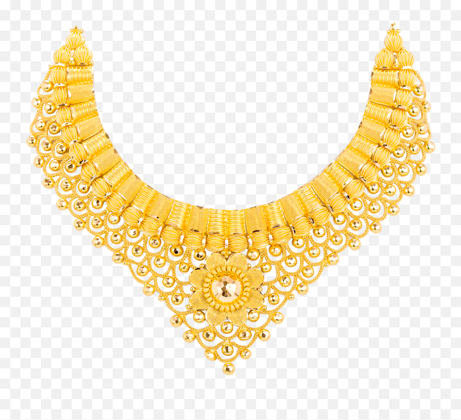 Earring Jewellery Necklace Kalyan - Kalyan Jewellers Necklace Designs Png,Gold Necklace Png