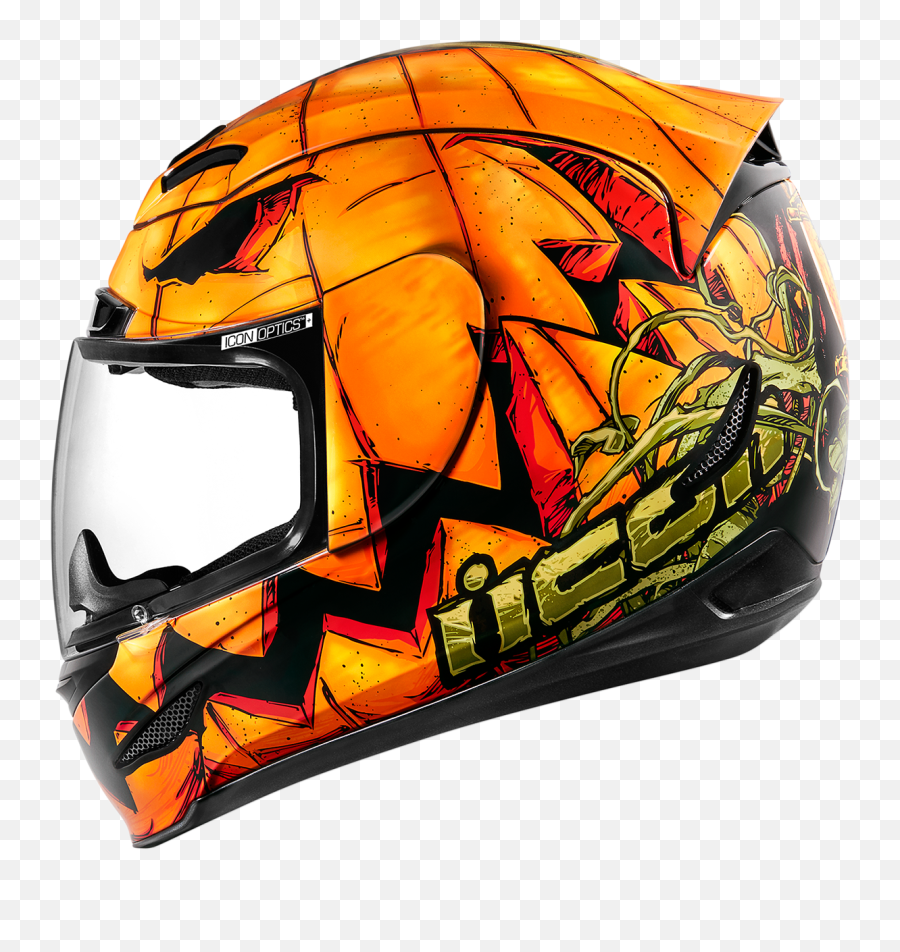 Icon Optics Motorcycle Airmada Helmet Shield Visor Fog Free - Icon Trick Or Street Helmet Png,Icon Motorcyle