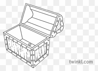 Empty Treasure Chest With Gold Coin - Language png