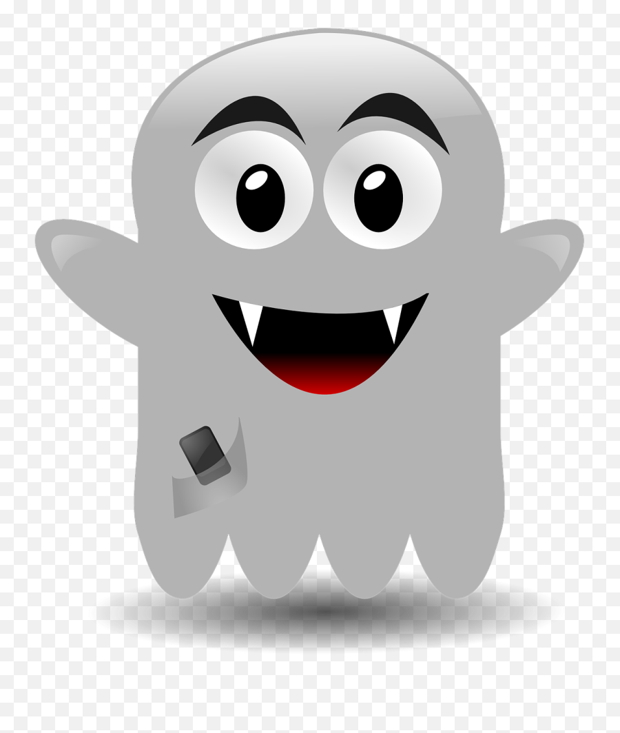 Ghost With A Cellephone Free Svg - Sentence With Word Bat Png,Ghost Emoji Transparent