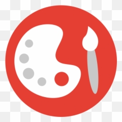 Brush Artboard Paletter Colors Painter Free Icon Of - Png