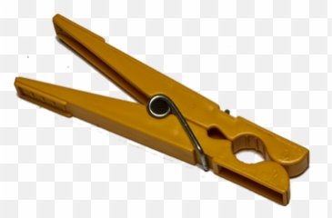 Clothes Peg Isolated Yellow Close - Free photo on Pixabay Transparent png