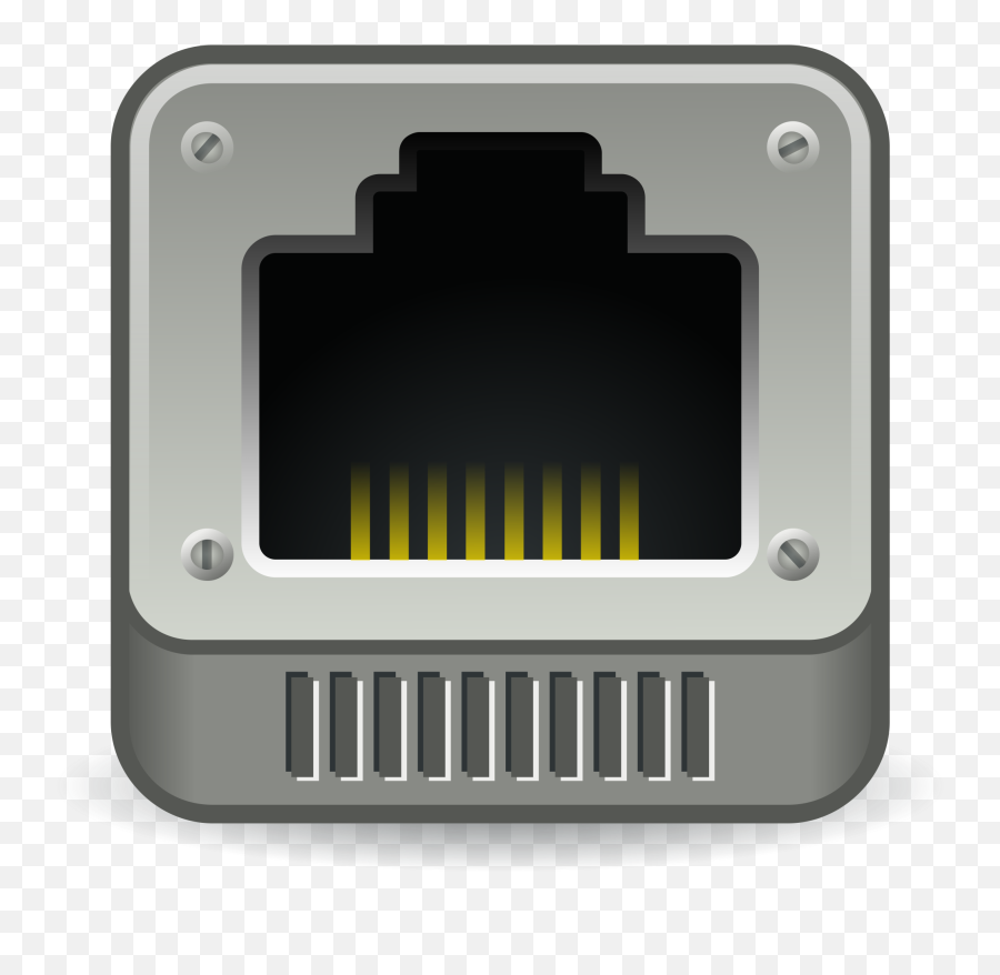 Remote Drive - Openclipart Network Jack Icon Png,Rj45 Port Icon