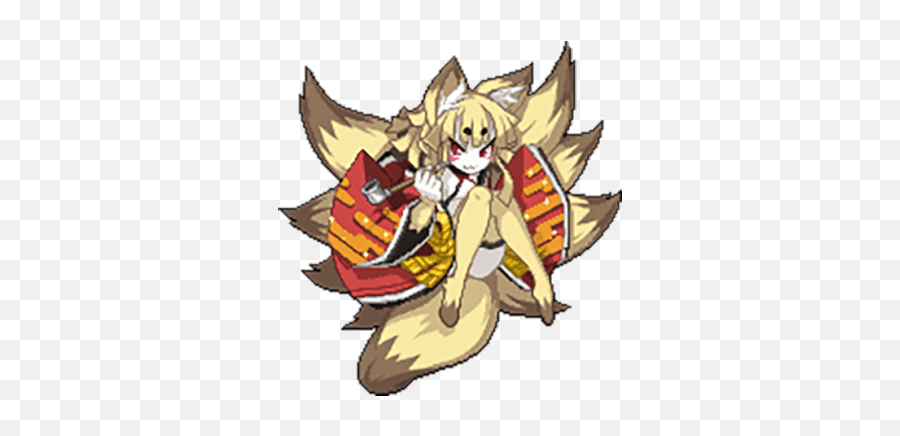 Kitsune Disgaea Sticker - Kitsune Disgaea Disgaea5 Disgaea Kitsune Png,Disgaea Icon