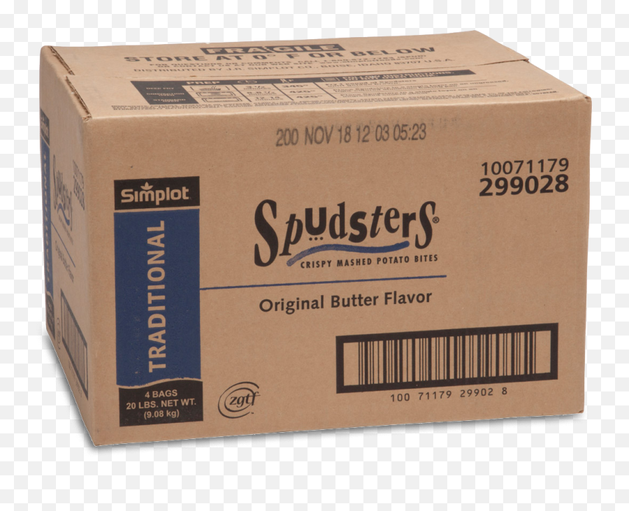 Butter Flavored Mashed Potato Bites Simplot Foods - Package Delivery Png,Mash Potato Icon