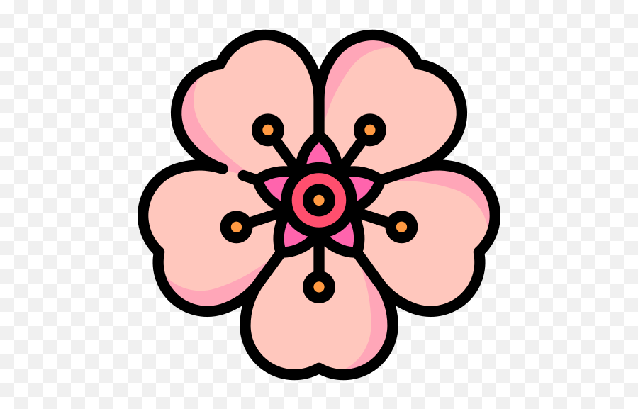 Cherry Blossom - Free Nature Icons Lapiz Flor De Cerezo Dibujo Png,Amaterasu Icon