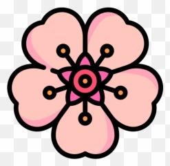 Cherry Blossom - Free nature icons Lapiz Flor De Cerezo Dibujo png