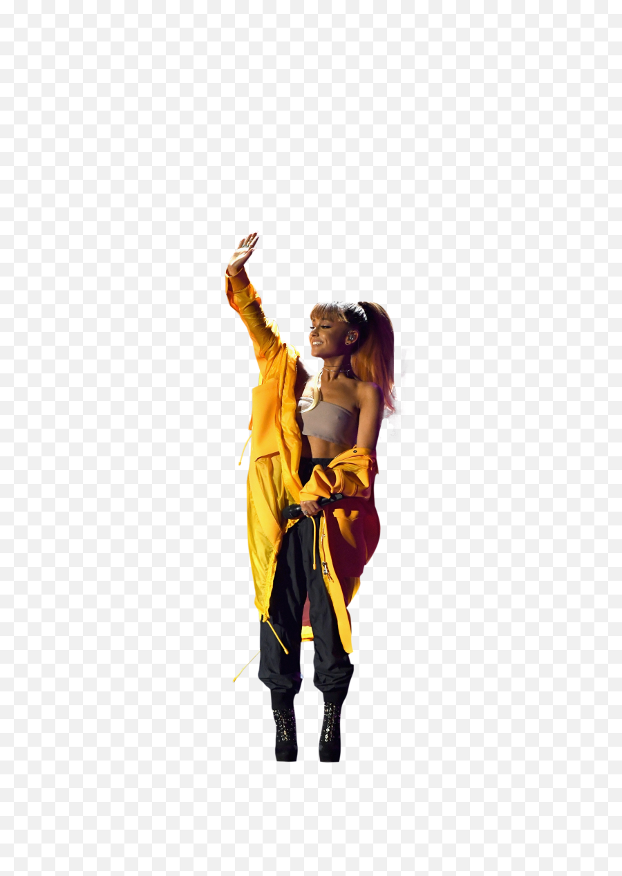 Download Ariana Grande In Yellow Dress - Fun,Stage Png
