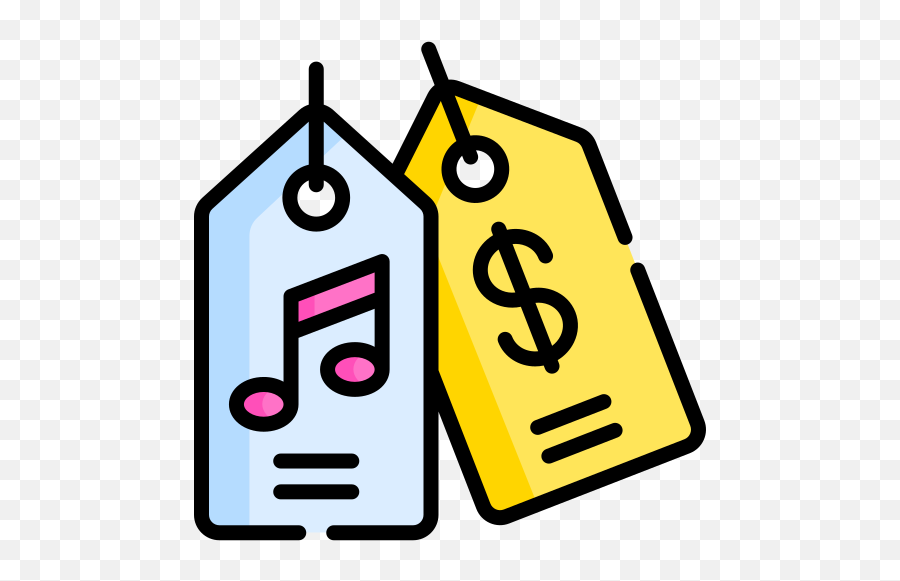 Price Tag - Free Music Icons Vertical Png,Price Tag Icon Png