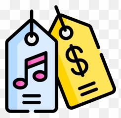 Price Tag - Free music icons Vertical png