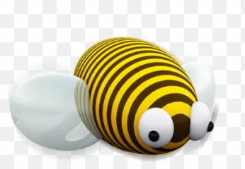 Bee With Googly Eyes Icon Png Clipart