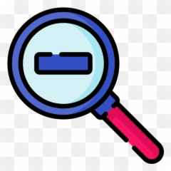 Zoom Out - Free Interface Icons Dot Png,Magnifier Icon