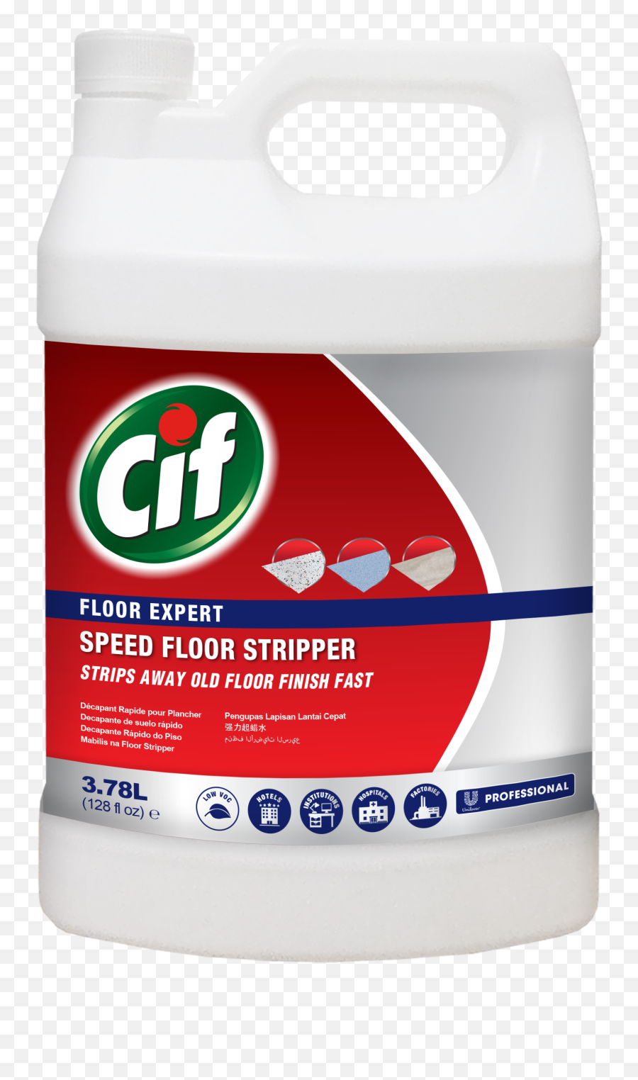 Cif Pro Floor Stripper 378l Unilever Professional Singapore Png Icon
