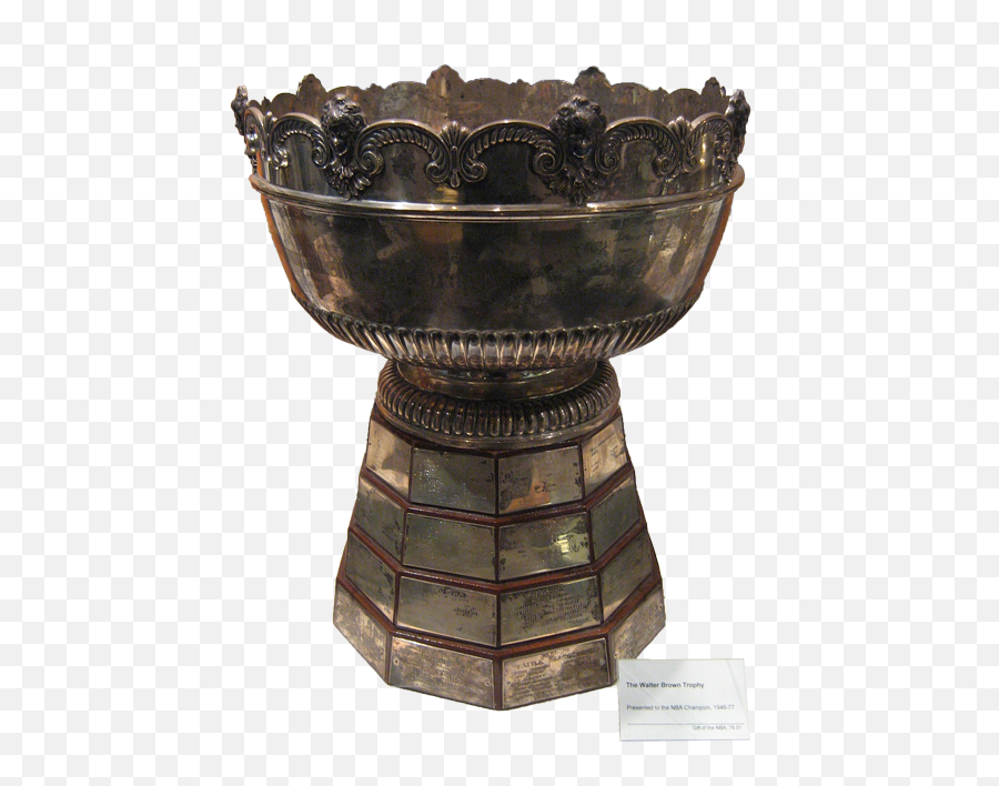 Walter A Brown Trophy - Nba Finals Trophy Name Png,Nba Trophy Png