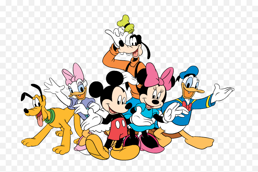 Gang Cartoon Clip Library Download Png - Mickey Mouse And The Gang,Glo Gang Logo