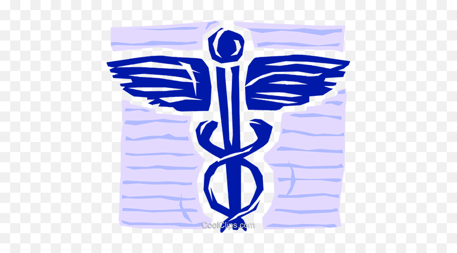 Caduceus Medical Symbol Royalty Free Vector Clip Art - Clip Art Png,Medical Symbol Transparent
