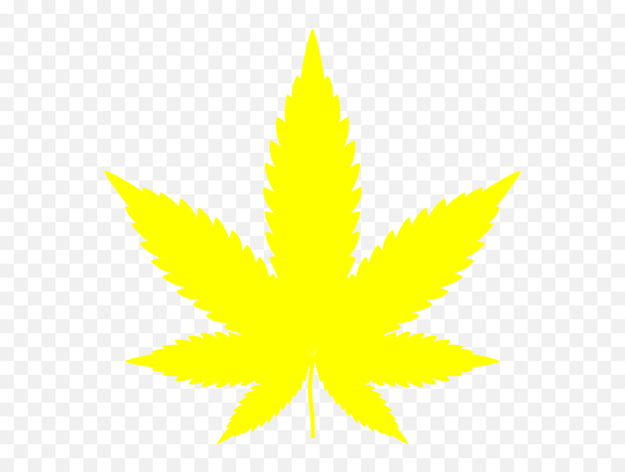 Yellow Hemp Leaf Free Svg - Kiss Me Im Highrish Png,Cannabis Leaf Png