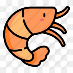 Shrimp - Free Food Icons Camaron Kawaii Png,Shrimp Png