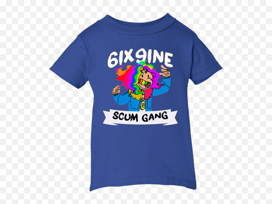Agr Tekashi 6ix9ine Gummo Scum Gang Infant Short Sleeve T - Shirt Active Shirt Png,6ix9ine Png